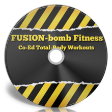 Load image into Gallery viewer, Co-Ed Total-Body Fusion Fitness 4-DVD Set